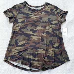 Rue21 Camo Favorite Relaxed Tee Top Shirt